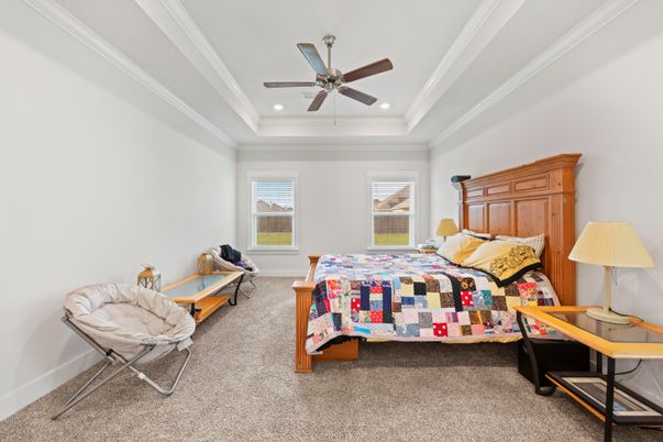 Bedroom, Interior, Recessed Lighting