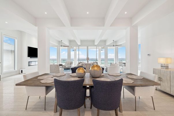 Dining room, Interior, Living room, Recessed Lighting