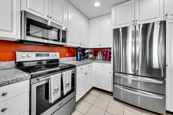 Interior, Kitchen, Recessed Lighting, Stainless Steel Appliances