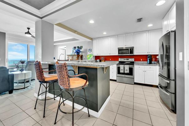 Interior, Kitchen, Recessed Lighting, Stainless Steel Appliances