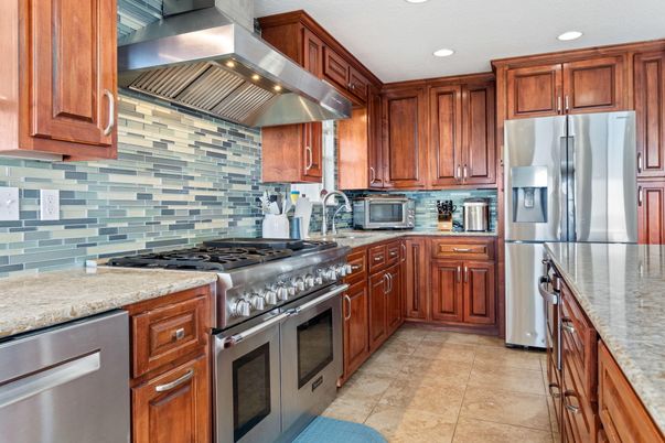 Interior, Kitchen, Recessed Lighting, Stainless Steel Appliances