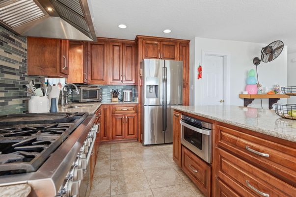 Interior, Kitchen, Recessed Lighting, Stainless Steel Appliances