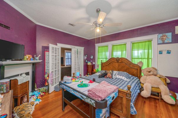 Bedroom, Interior, Wood Texture Flooring