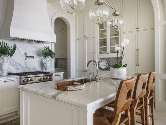 Interior, Kitchen, Pendant Lights, Stainless Steel Appliances