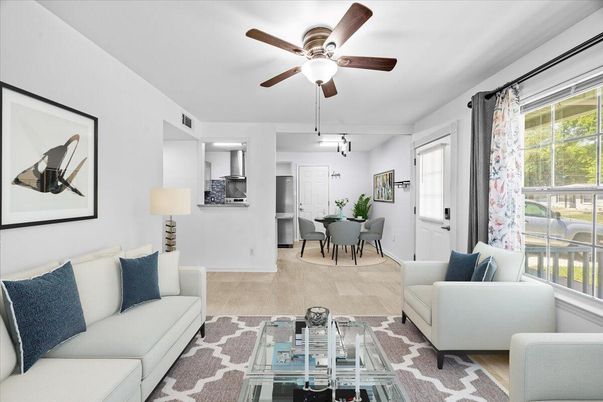 Dining room, Interior, Kitchen, Living room