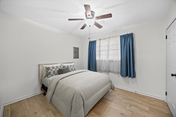 Bedroom, Interior, Wood Texture Flooring