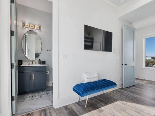 Bathroom, Interior, Marble, Wood Texture Flooring