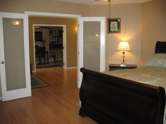 Bedroom, Interior, Wood Texture Flooring
