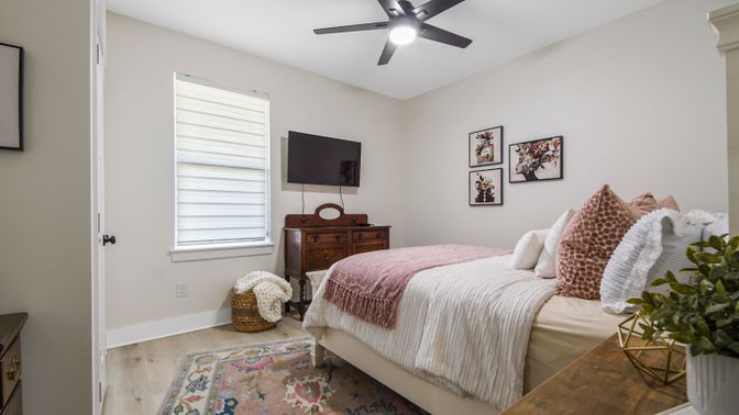 Bedroom, Interior, Wood Texture Flooring