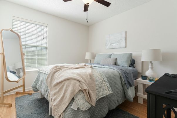 Bedroom, Interior, Wood Texture Flooring