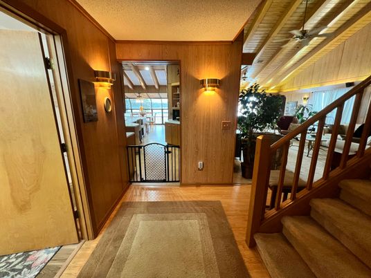 Interior, Wood Texture Flooring, Wooden Walls