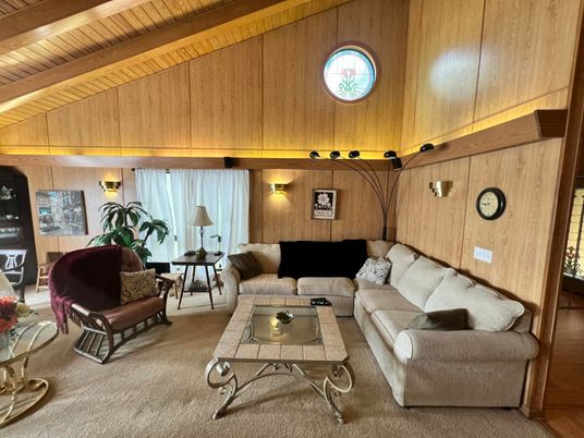 Interior, Living room, Wooden Beams, Wooden Ceilings, Wooden Walls