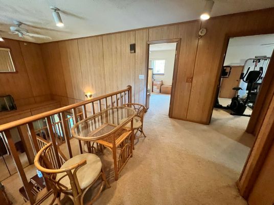 Fitness Equipment, Interior, Wooden Walls