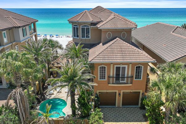Attached, Exterior, Facade, Water, Mediterranean
