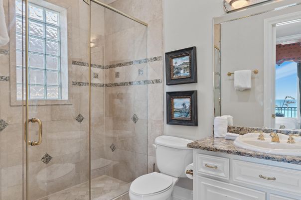 Bathroom, Glass Shower, Interior
