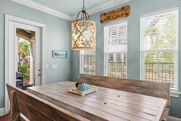 Interior, Pendant Lights, Wood Texture Flooring
