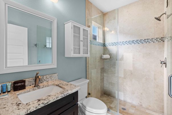 Bathroom, Glass Shower, Interior