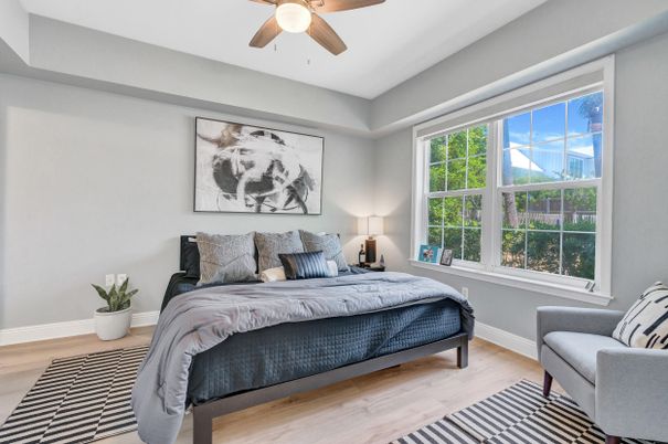 Bedroom, Interior, Wood Texture Flooring