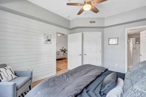 Bedroom, Interior, Wood Texture Flooring