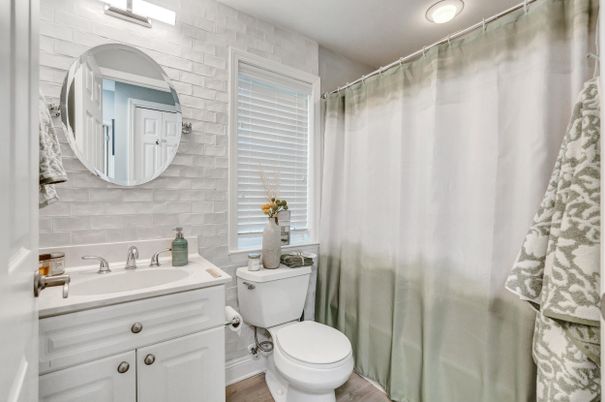 Bathroom, Interior, Wood Texture Flooring