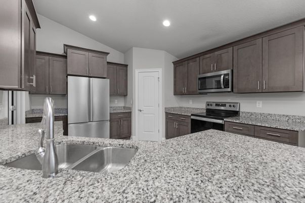 Interior, Kitchen, Recessed Lighting, Stainless Steel Appliances