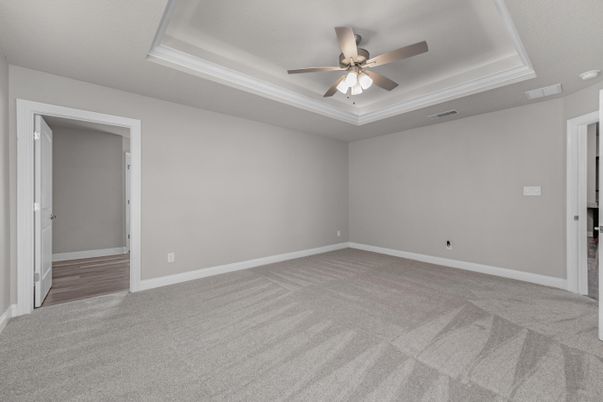 Empty room, Interior, Recessed Lighting