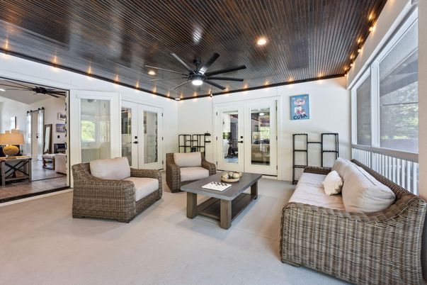 Interior, Living room, Recessed Lighting