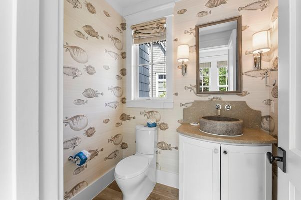 Bathroom, Interior, Wood Texture Flooring