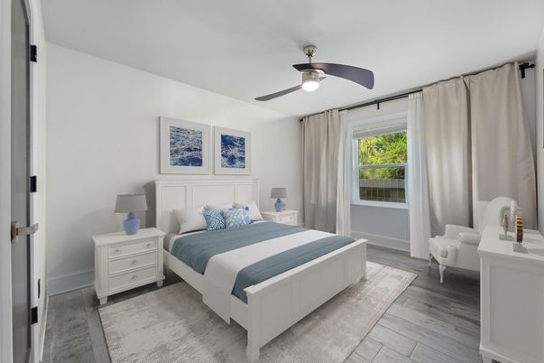 Bedroom, Interior, Wood Texture Flooring
