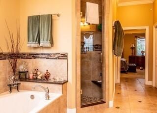 Bathroom, Glass Shower, Interior