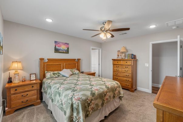 Bedroom, Interior, Recessed Lighting