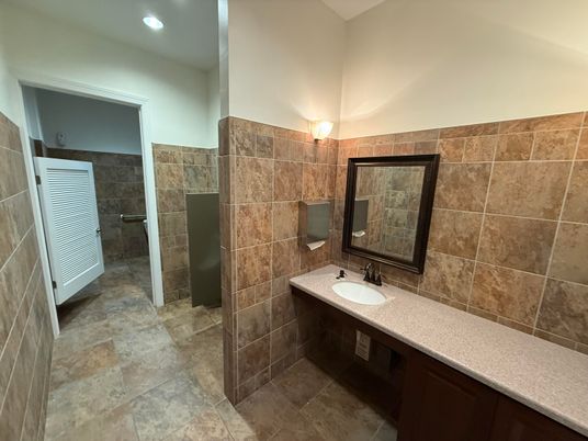 Bathroom, Interior, Recessed Lighting