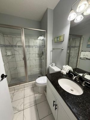 Bathroom, Glass Shower, Interior, Marble, Marble Walls