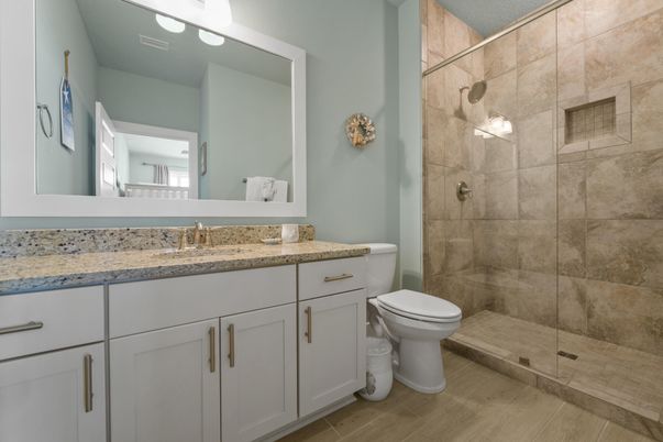 Bathroom, Glass Shower, Interior