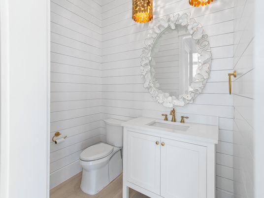 Bathroom, Interior, Wood Texture Flooring