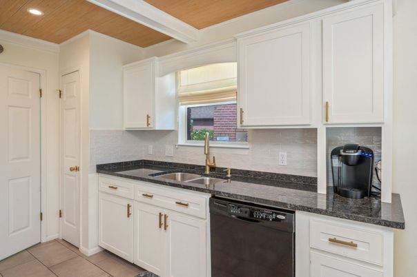 Interior, Kitchen, Recessed Lighting, Wooden Ceilings