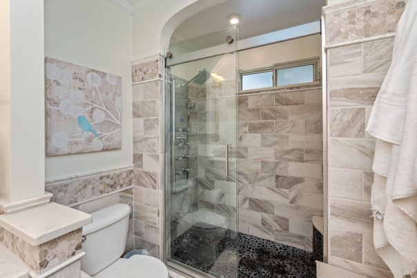 Bathroom, Glass Shower, Interior