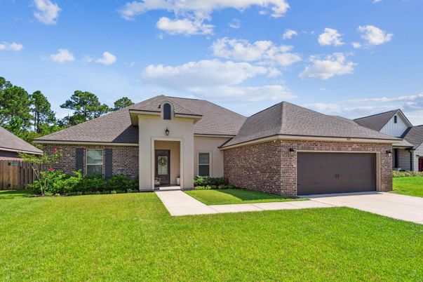 Attached, Exterior, Facade, Brick Facade, French Provincial