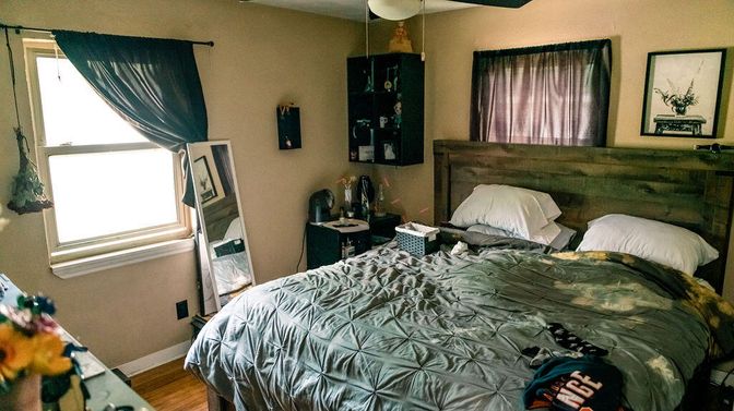 Bedroom, Interior, Wood Texture Flooring