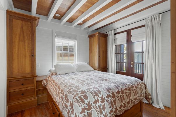 Bedroom, Interior, Wooden Beams, Wooden Ceilings, Wood Texture Flooring