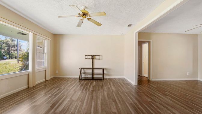 Empty room, Interior, Wood Texture Flooring
