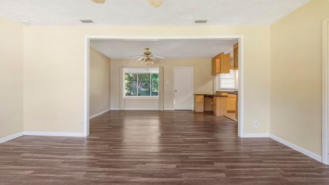 Empty room, Interior, Wood Texture Flooring