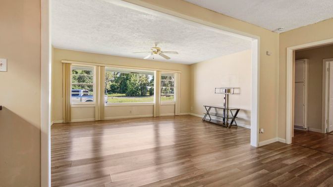 Empty room, Interior, Wood Texture Flooring