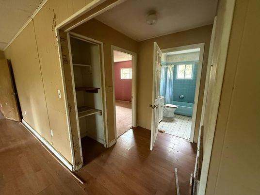 Bathroom, Interior, Wood Texture Flooring