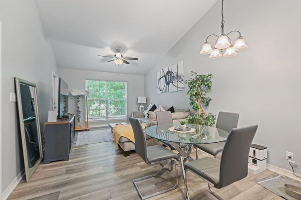Dining room, Interior, Wood Texture Flooring