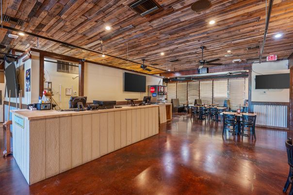 Dining room, Interior, Pendant Lights, Recessed Lighting, Wooden Ceilings, Wood Texture Flooring
