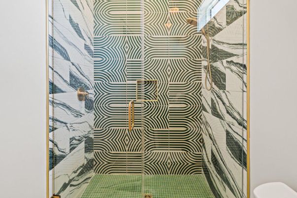 Bathroom, Glass Shower, Interior