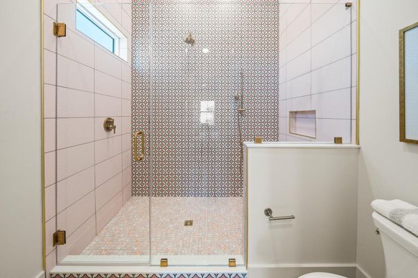 Bathroom, Glass Shower, Interior