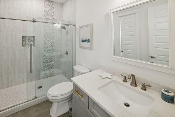Bathroom, Glass Shower, Interior