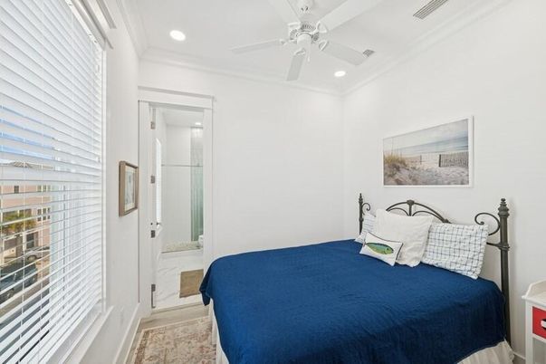 Bedroom, Interior, Recessed Lighting